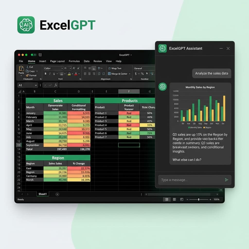 Excel 助手界面演示图